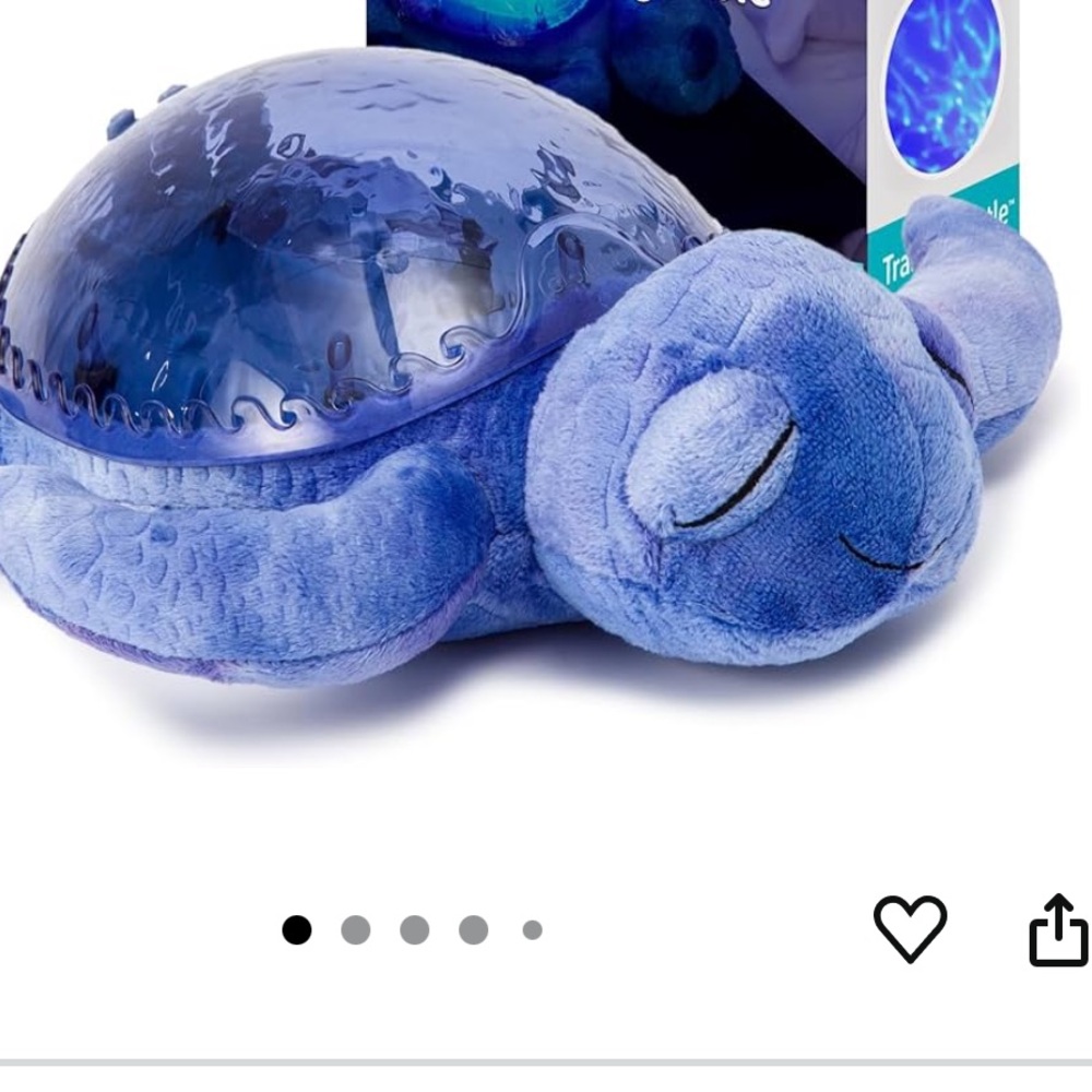 Cloud B Blue Tranquil Turtle Night Light